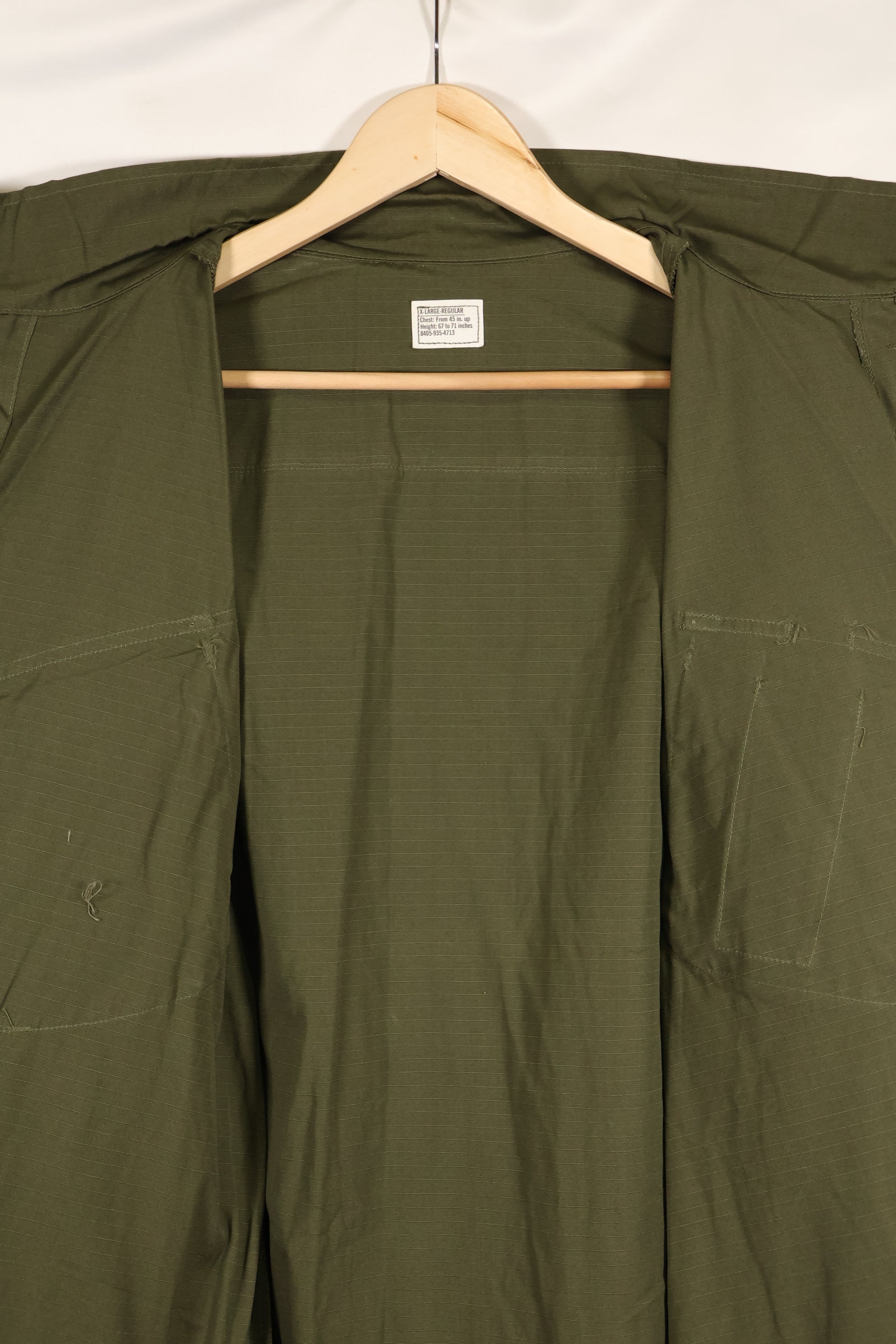 ของจริง ผลิตปี 1970 X-L-R สภาพใหม่ไม่เคยใช้ รุ่นที่ 4 แจ็คเก็ต Jungle Fatigue A