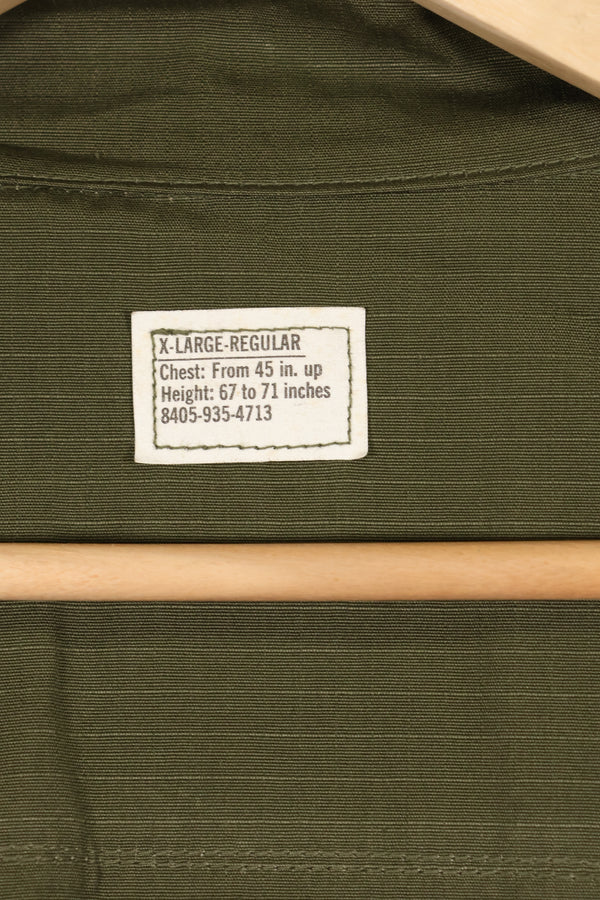 ของจริง ผลิตปี 1970 X-L-R สภาพใหม่ไม่เคยใช้ รุ่นที่ 4 แจ็คเก็ต Jungle Fatigue A