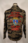 30% OFF [Limited Production]  Okinawa Mugi's Embroidery MILITARIA 1911 Silver Tiger US Cut Shirt Tour Jacket