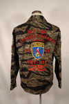 30% OFF [Limited Production]  Okinawa Mugi's Embroidery MILITARIA 1911 Silver Tiger US Cut Shirt Tour Jacket