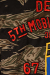 30% OFF [Limited Production]  Okinawa Mugi's Embroidery MILITARIA 1911 Silver Tiger US Cut Shirt Tour Jacket