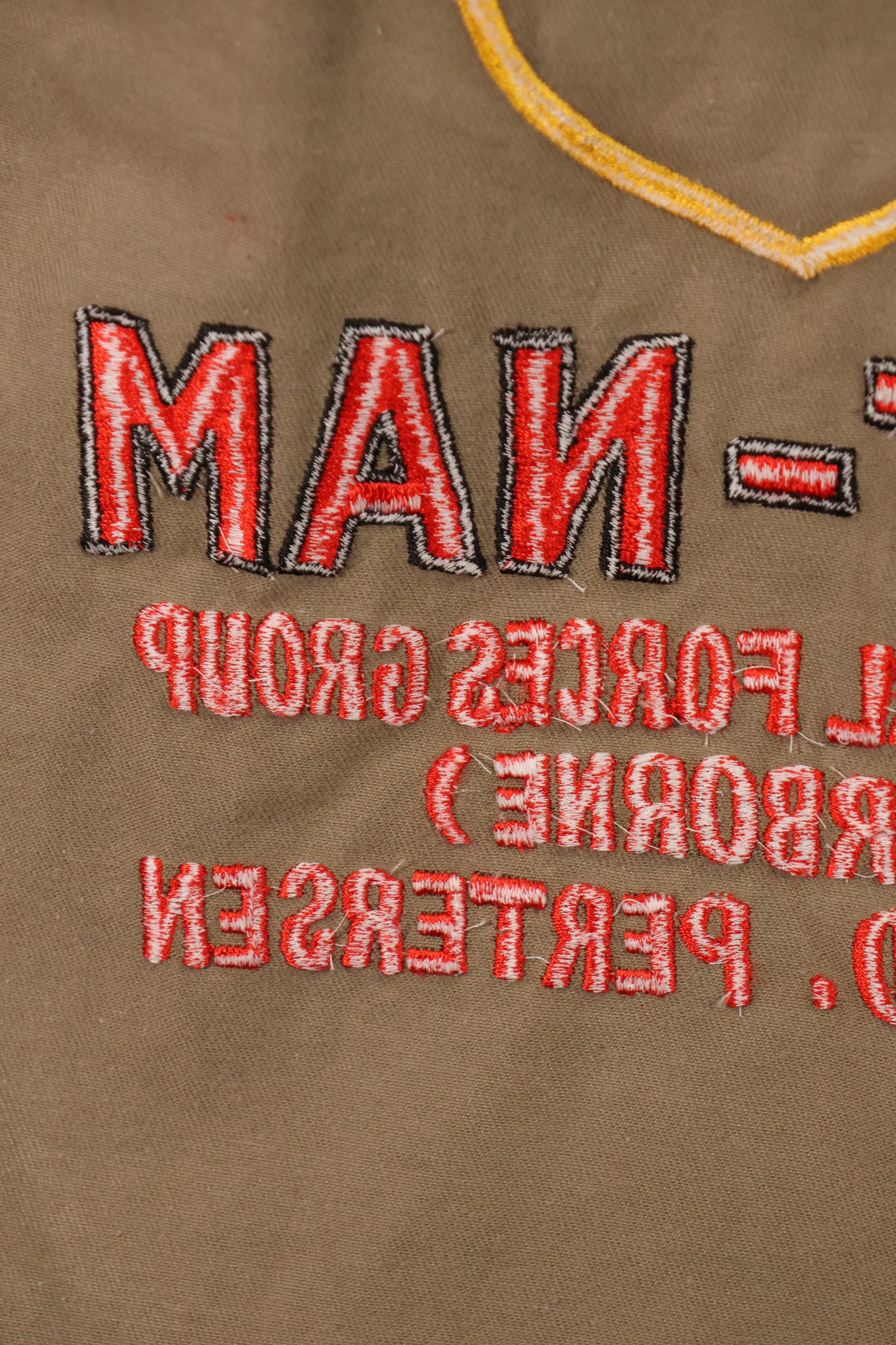 30% OFF [Limited Production]  Okinawa Mugi's Embroidery MILITARIA 1911 Silver Tiger US Cut Shirt Tour Jacket