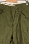 1974年契約　M-R　アメリカ軍　M65 フィールドパンツ　状態良い