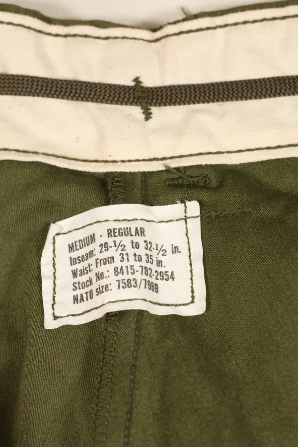 1974年契約　M-R　アメリカ軍　M65 フィールドパンツ　状態良い