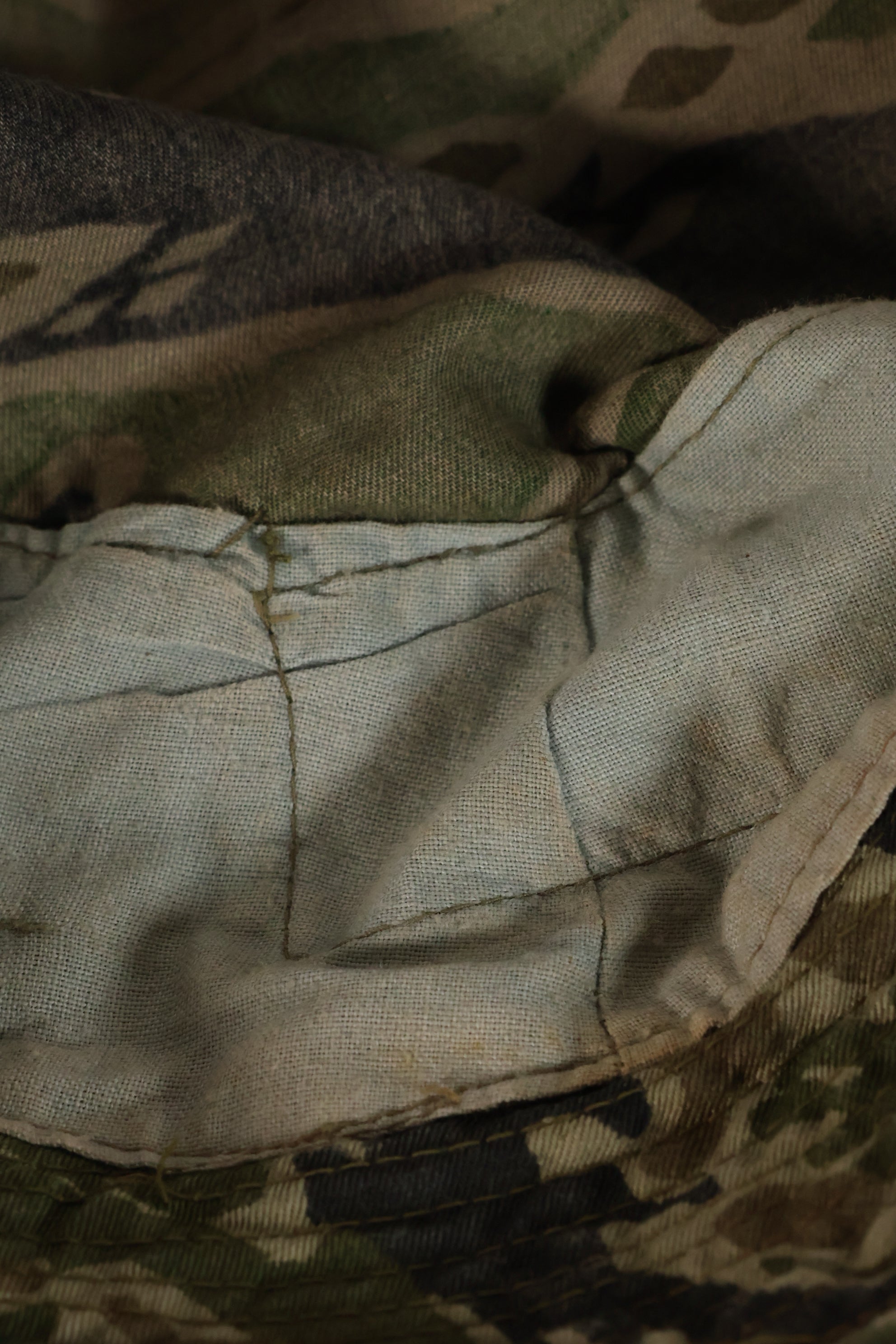 หมวก Boonie ลาย CIDG ที่ผลิตในท้องถิ่นในช่วงปลายทศวรรษ 1960