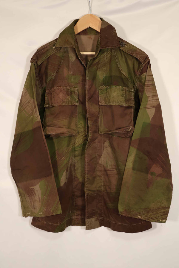 実物　1961年製　ARVN Windproof 迷彩　シャツ　薄手生地　ボタン欠損あり　レア品