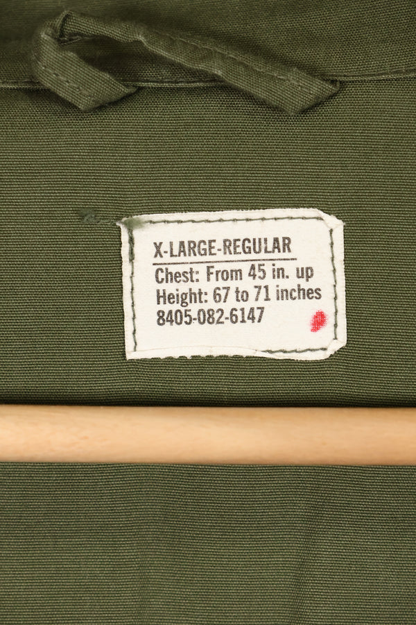 ของจริง ผลิตปี 1966-67 X-L-R รุ่นที่ 3 เสื้อแจ็คเก็ตแบบทหารป่า สภาพดี