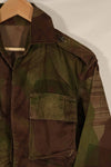 実物　1961年製　ARVN Windproof 迷彩　シャツ　薄手生地　ボタン欠損あり　レア品