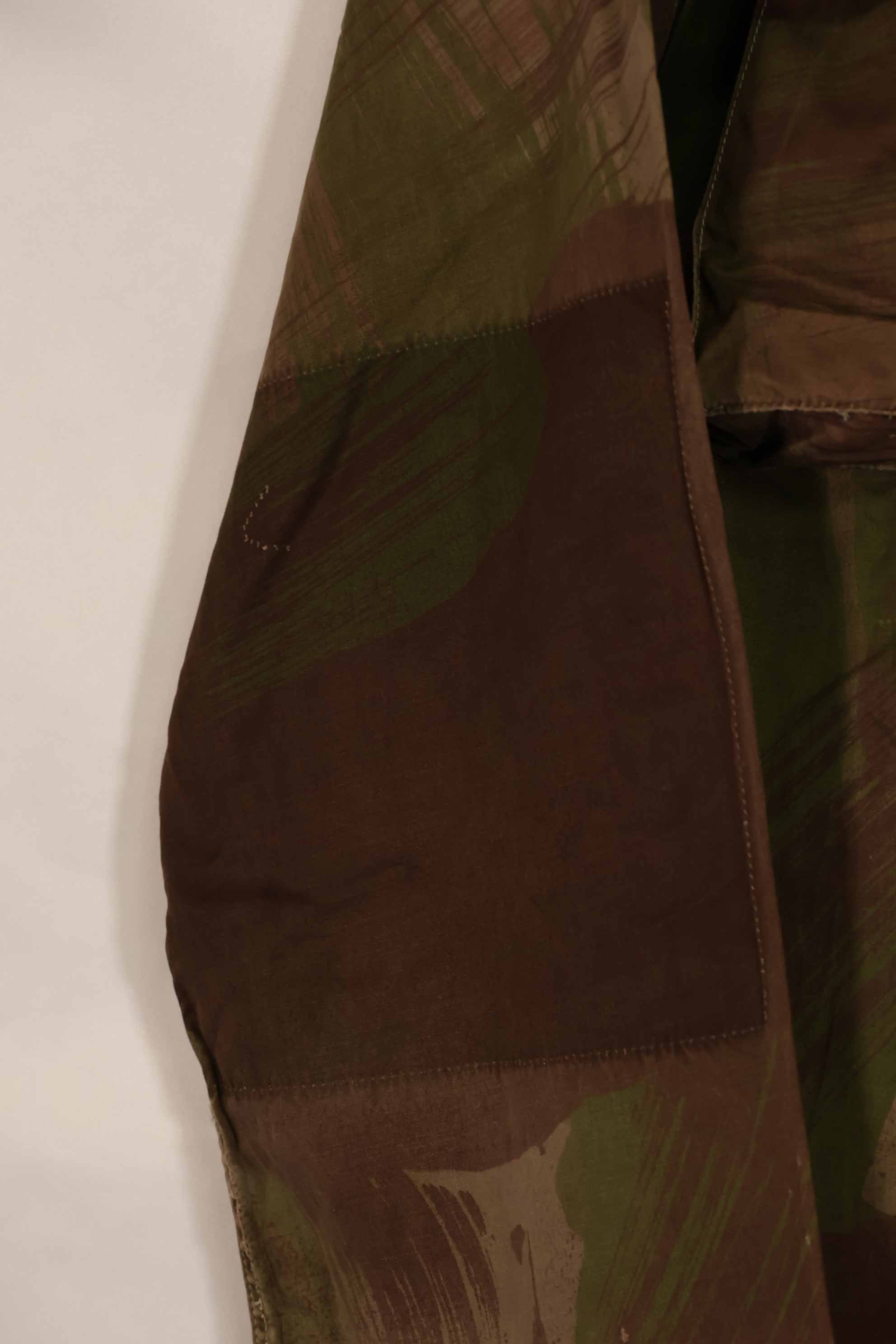 実物　1961年製　ARVN Windproof 迷彩　シャツ　薄手生地　ボタン欠損あり　レア品