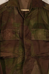 実物　1961年製　ARVN Windproof 迷彩　シャツ　薄手生地　ボタン欠損あり　レア品