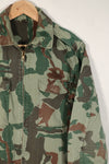 Real Japan Ground Self-Defense Force 1980's Kumazasa Camouflage Jacket, Used, Scratches