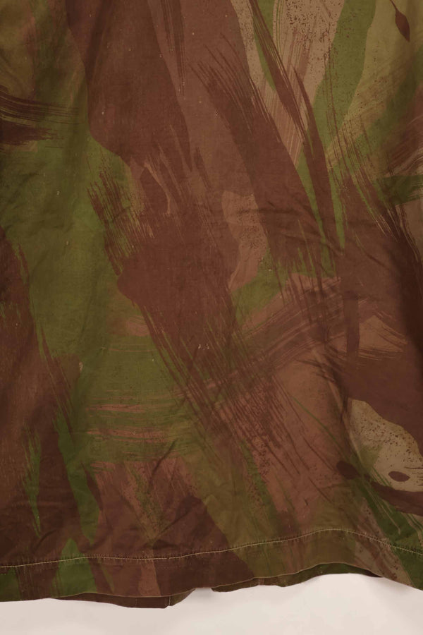 実物　1961年製　ARVN Windproof 迷彩　シャツ　薄手生地　ボタン欠損あり　レア品