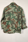 Real Japan Ground Self-Defense Force 1980's Kumazasa Camouflage Jacket, Used, Scratches