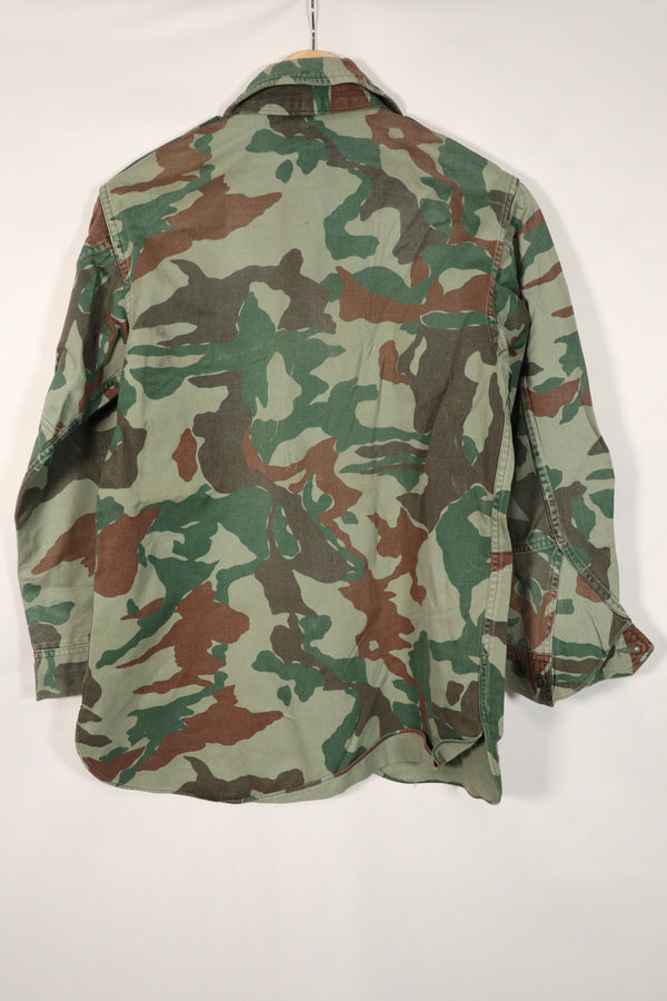 実物　日本国　陸上自衛隊　1980年代　熊笹迷彩　ジャケット　中古品　傷あり