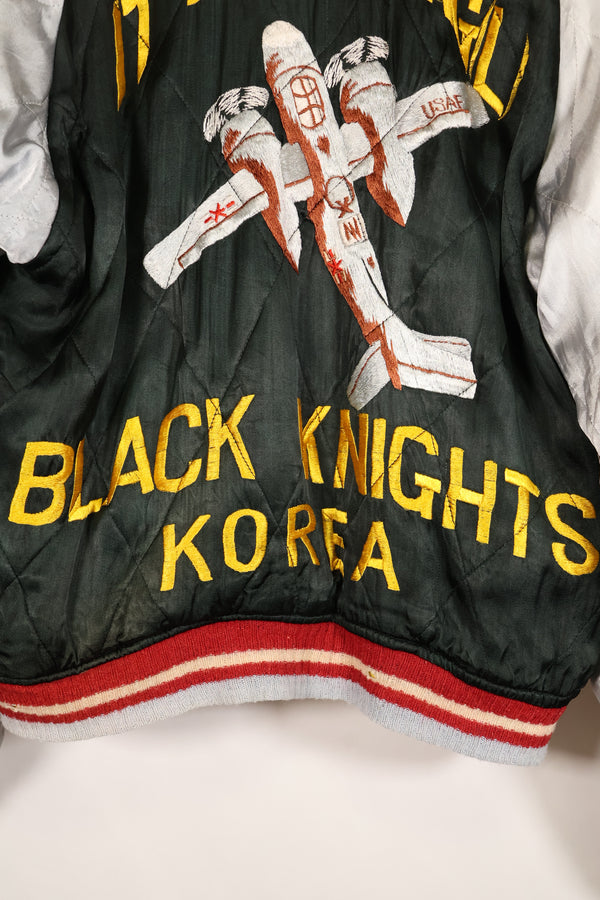 1950s U.S. Air Force 17th Bomb Wing Black Knights Korea Tour Jacket Used