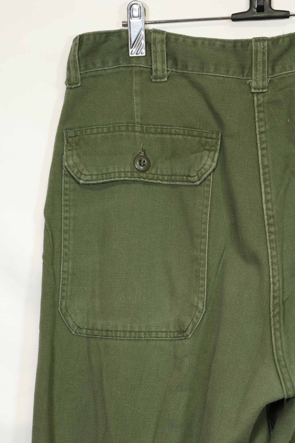 1970年代ロット　個人調達品　OG-107 ユーティリティパンツ　ベイカーパンツ　36x30　中古品　A