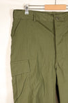 1967 Contract, Deadstock, L-R, 3rd Model Jungle Fatigue Pants, Good Condition, NOS