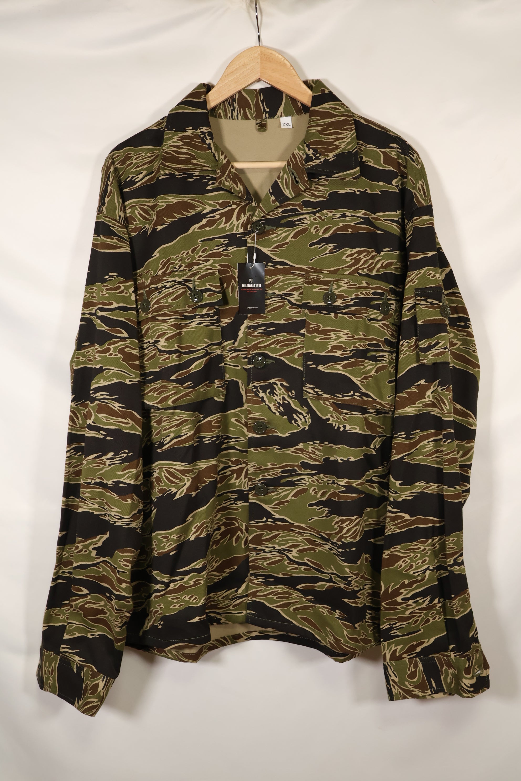 2024年発売　US-XXL　MILITARIA 1911 初期ゴールドタイガー　USカット　シャツ　見本品　中古品