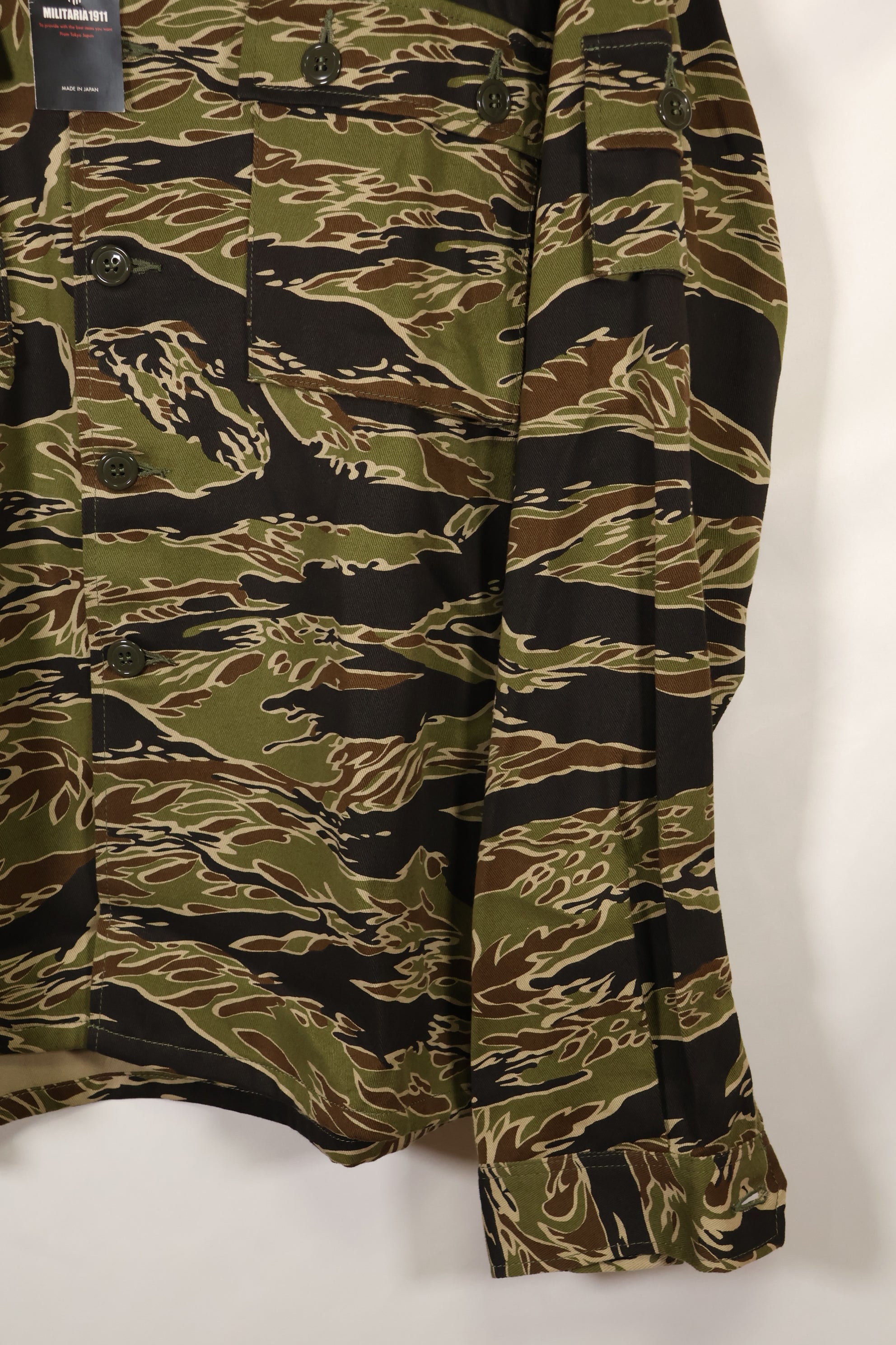 2024年発売　US-XXL　MILITARIA 1911 初期ゴールドタイガー　USカット　シャツ　見本品　中古品