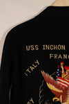 実物　1971-1972 アメリカ海軍　ツアージャケット　USS INCHON　中古品