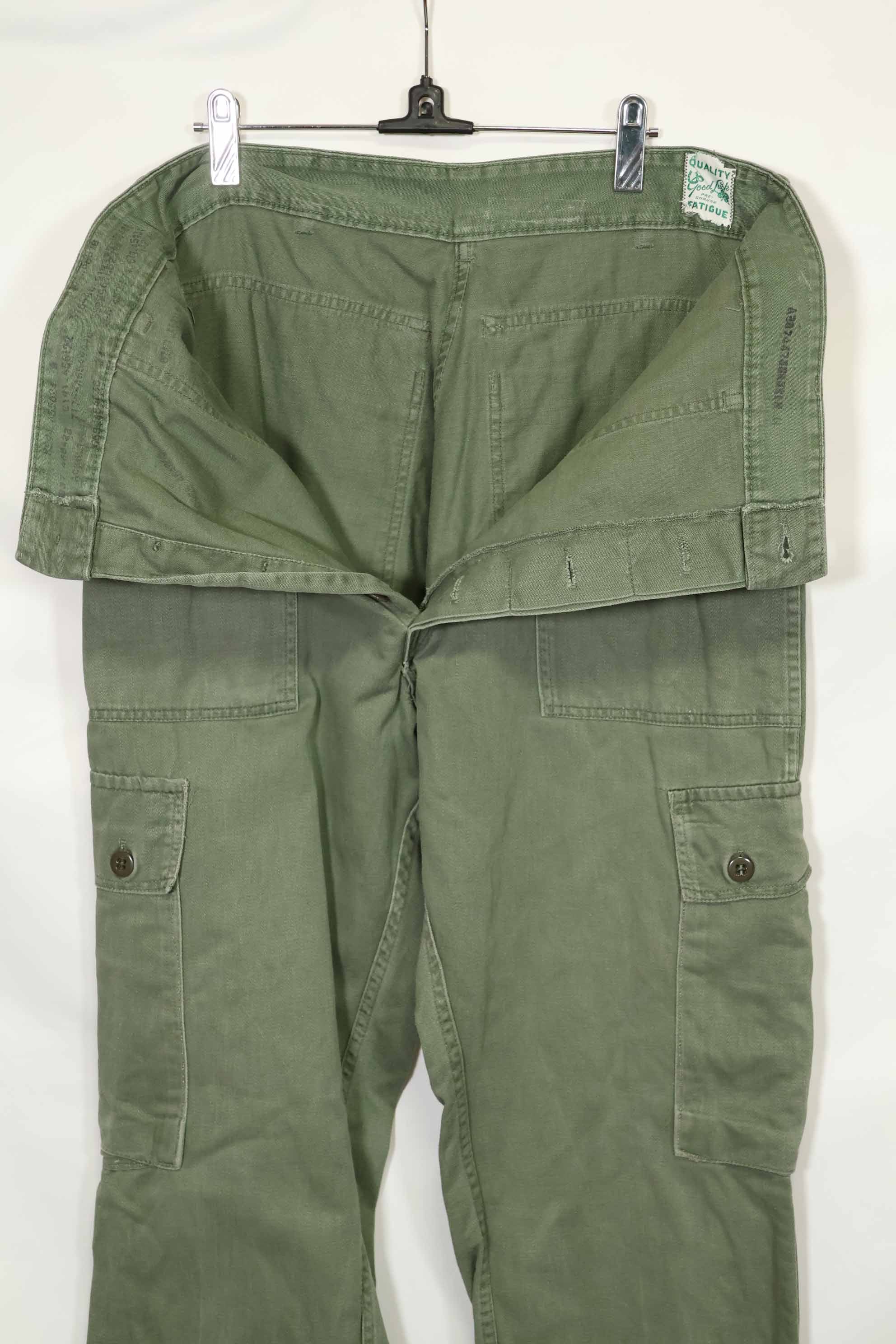 1960年代前半　OG-107 ユーティリティユニフォーム　ベイカーパンツ　改造品　第82空挺師団　A