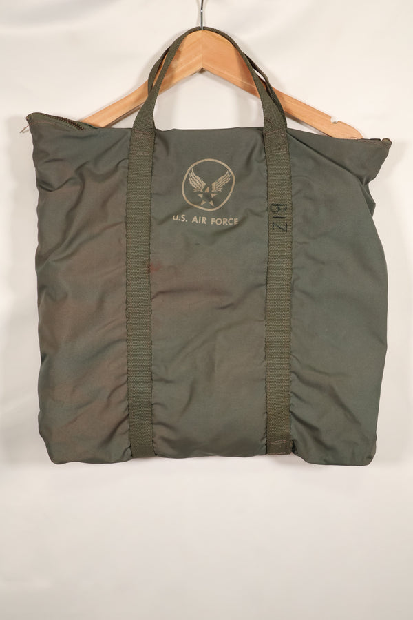 1950年代　アメリカ空軍　初期型　ヘルメットバッグ　ジッパー稼働　美品　中古品