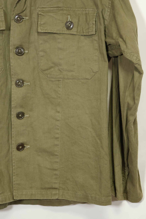 1960年代　沖縄CISO製　推定日本製　ローカルメイド　OG-107　ユーティリティシャツ　中古品