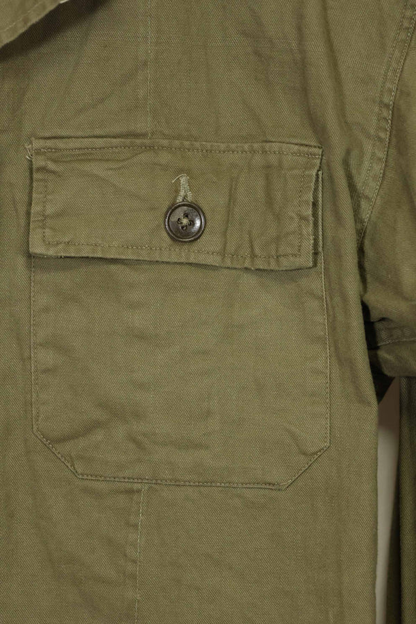 1960年代　沖縄CISO製　推定日本製　ローカルメイド　OG-107　ユーティリティシャツ　中古品