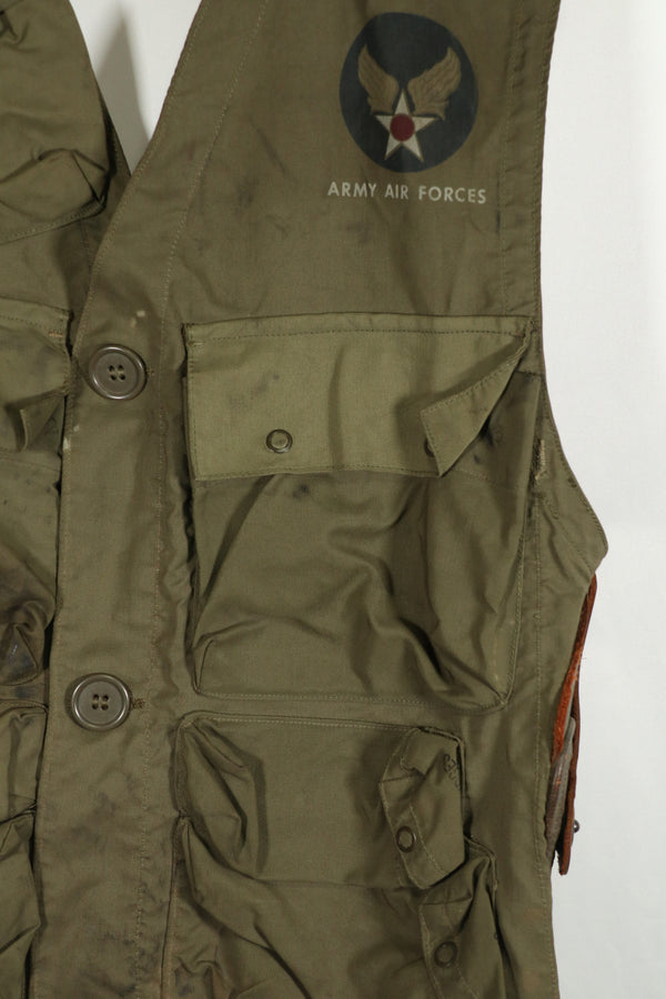 実物　1940年代　アメリカ陸軍航空隊 AAF C-1 サバイバルベスト　中古品