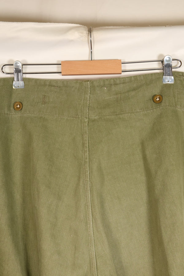 1950s, Size No. 6, British Army Battle Dress Denim Pants, Used