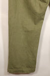 1950s, Size No. 6, British Army Battle Dress Denim Pants, Used