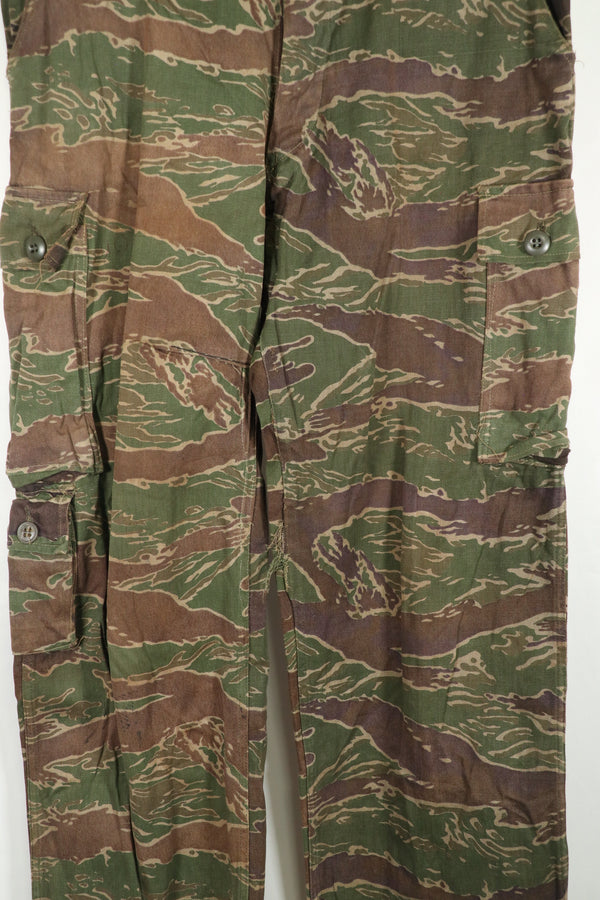 Real Tiger Stripe Gold Tiger Derivative Pattern Pants Movie Costume Item C