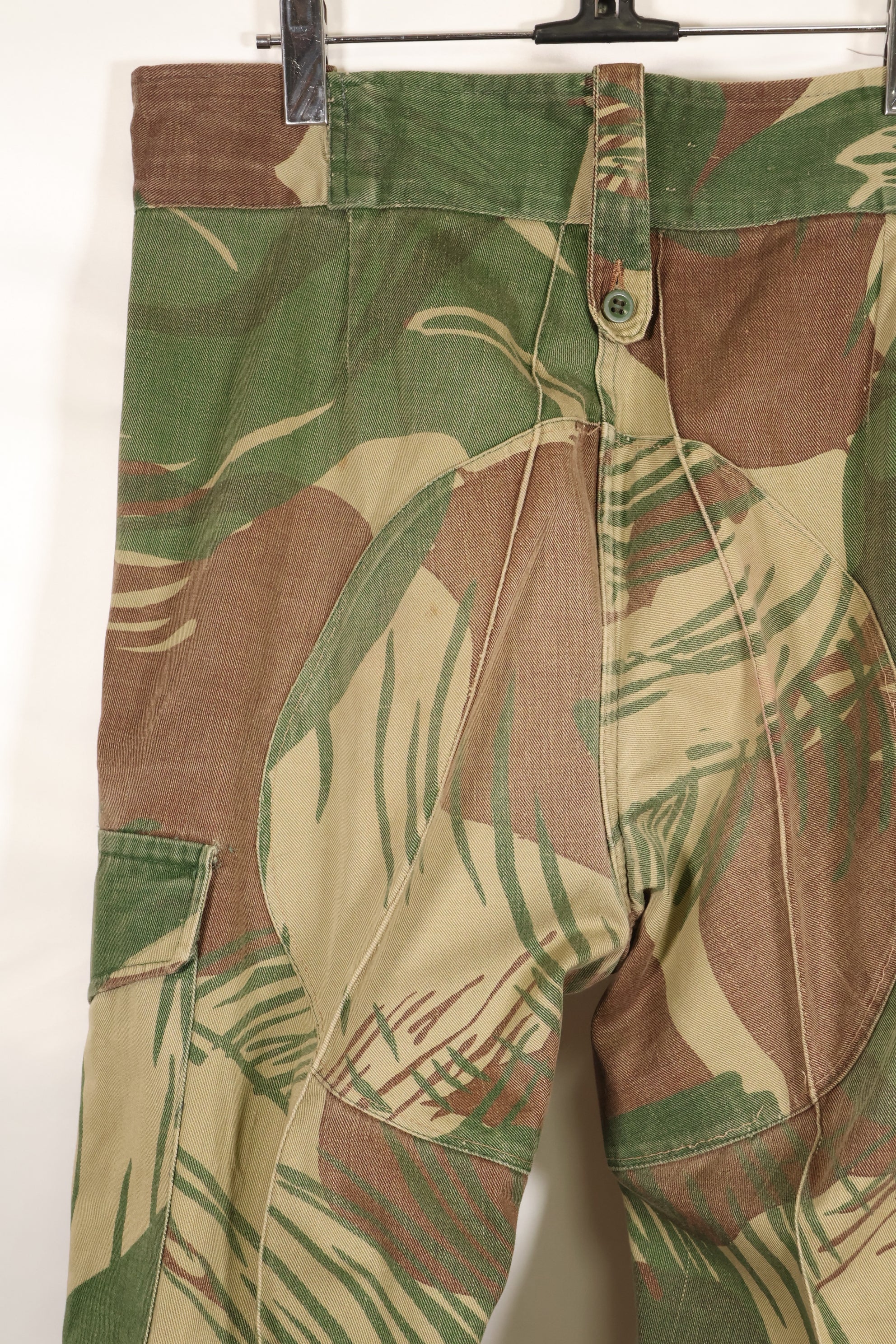 1970s Rhodesian Army Rhodesian camouflage shirt pants set, used.