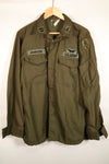 สัญญาปี 1971, M-L, กองทัพสหรัฐฯ, แจ็กเก็ตกันไฟ NOMEX สำหรับนักบิน, มีป้ายติด, มือสอง