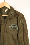 สัญญาปี 1971, M-L, กองทัพสหรัฐฯ, แจ็กเก็ตกันไฟ NOMEX สำหรับนักบิน, มีป้ายติด, มือสอง