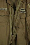สัญญาปี 1971, M-L, กองทัพสหรัฐฯ, แจ็กเก็ตกันไฟ NOMEX สำหรับนักบิน, มีป้ายติด, มือสอง