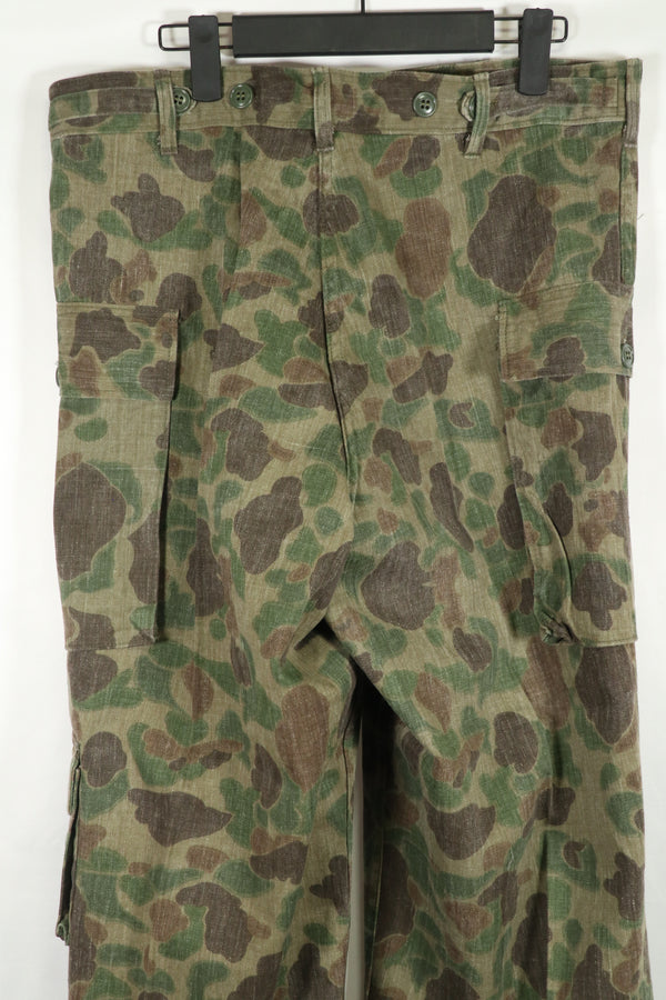 Civilian Duck Hunter Camouflage Hunting Pants Local Made Frogskin Camouflage Used