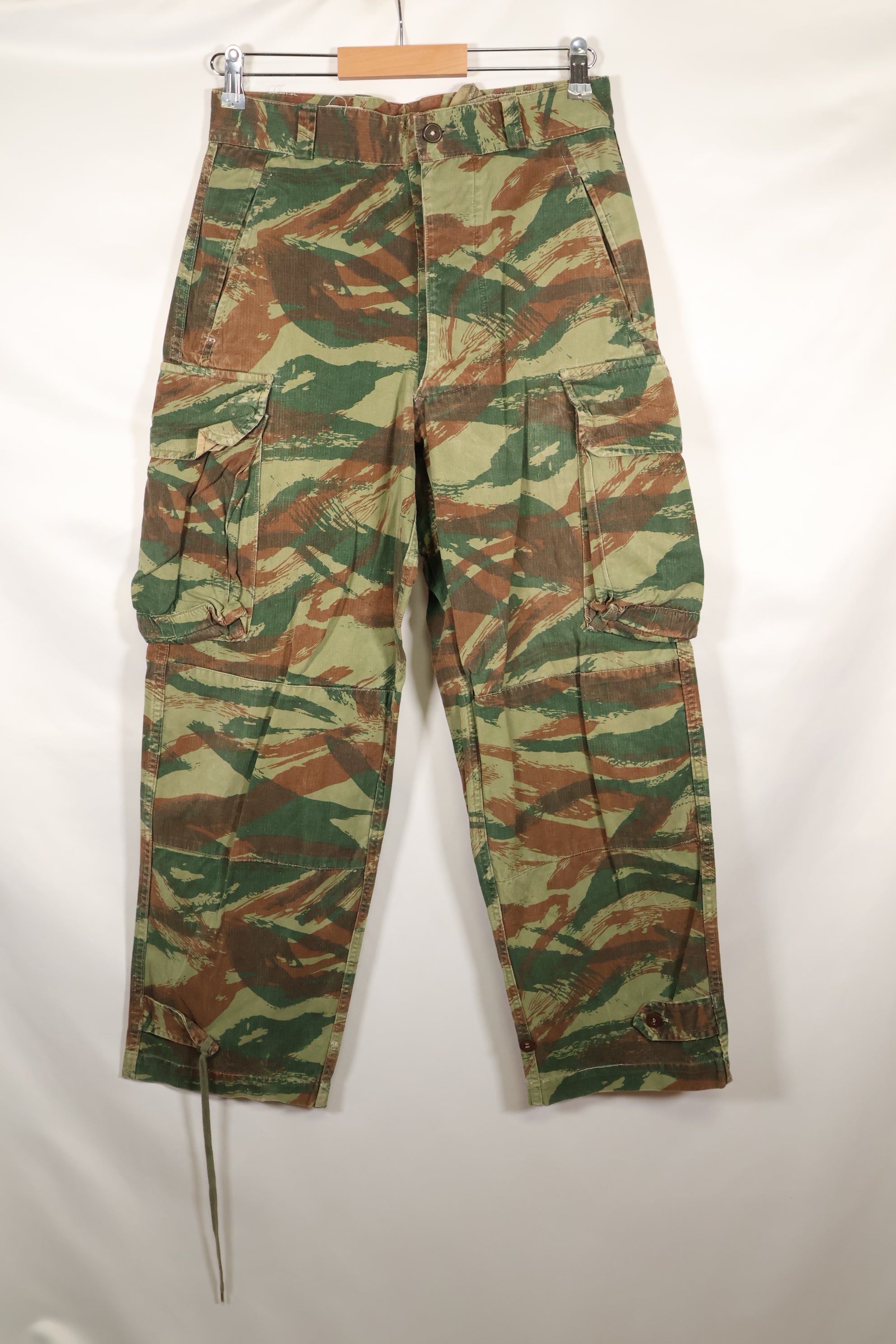 1960s French Army Lizard Camouflage Pants TAP 47/56 Pattern Used