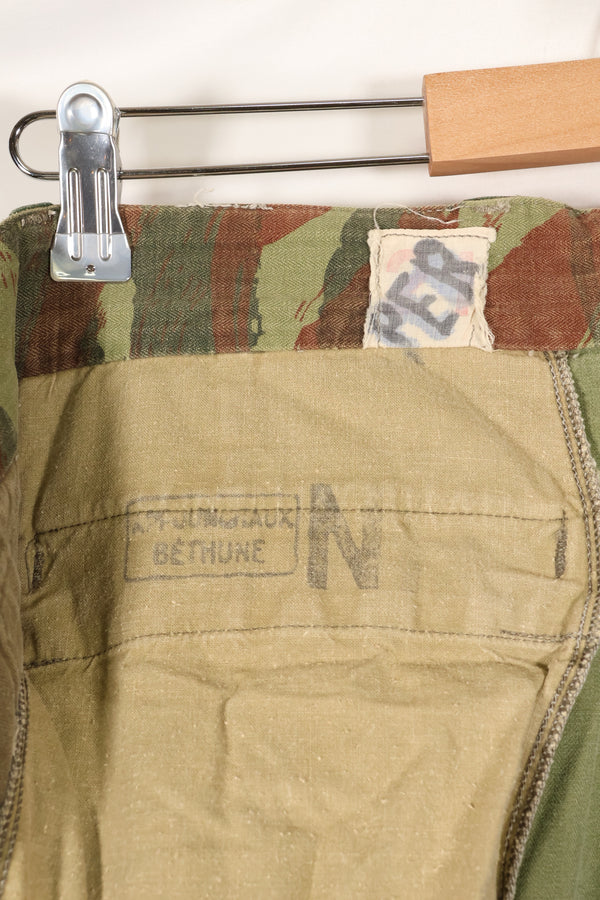 1960s French Army Lizard Camouflage Pants TAP 47/56 Pattern Used