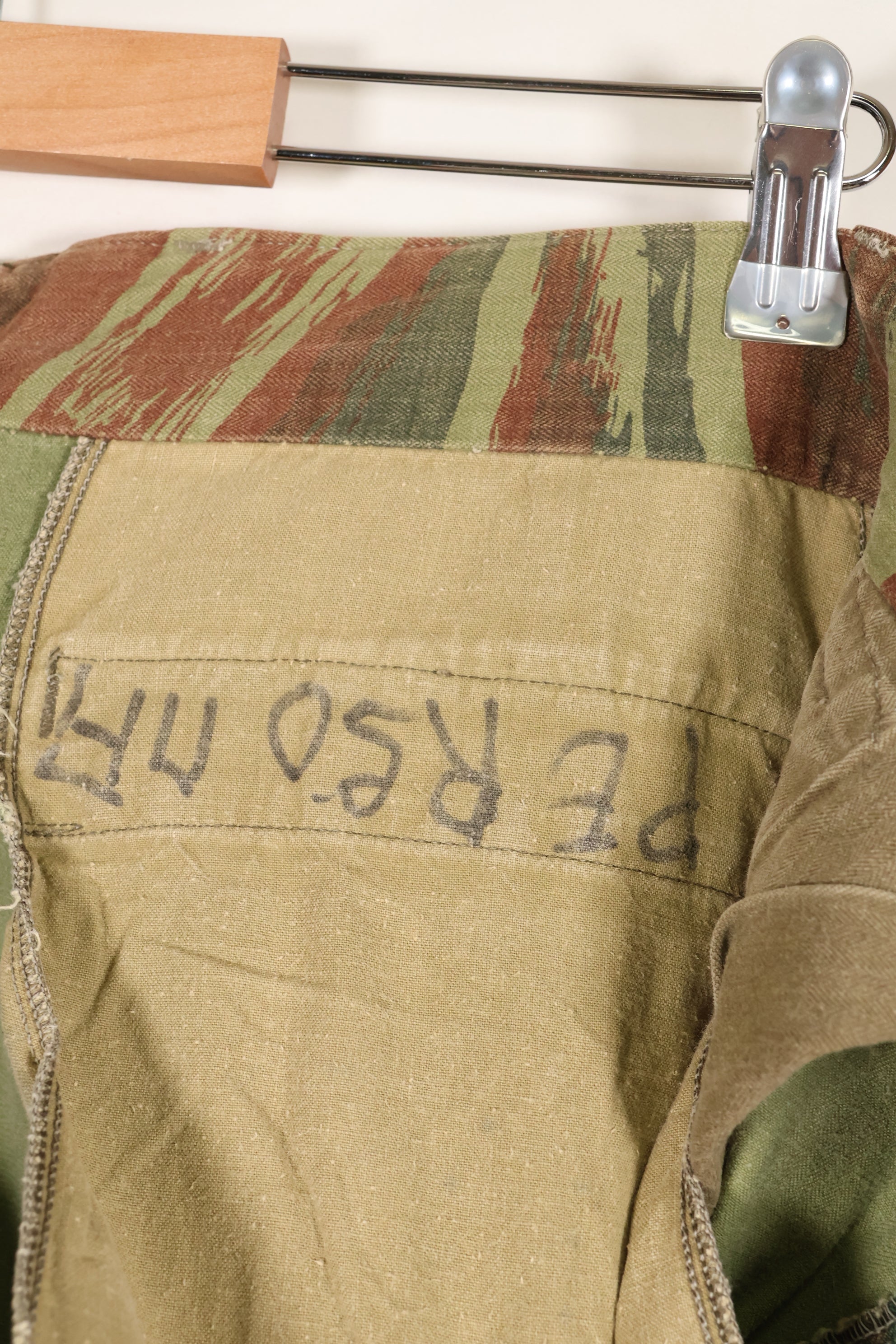 1960s French Army Lizard Camouflage Pants TAP 47/56 Pattern Used