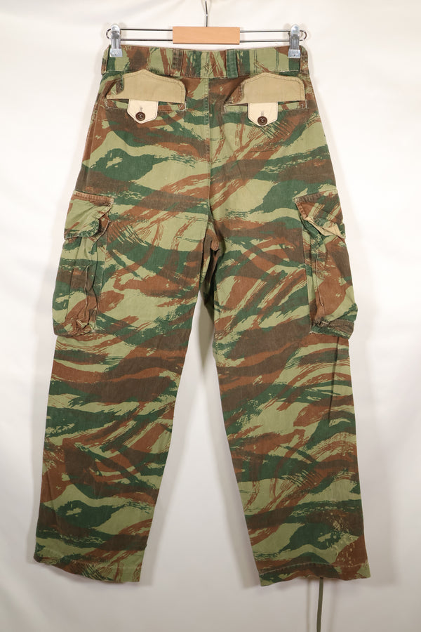1960s French Army Lizard Camouflage Pants TAP 47/56 Pattern Used