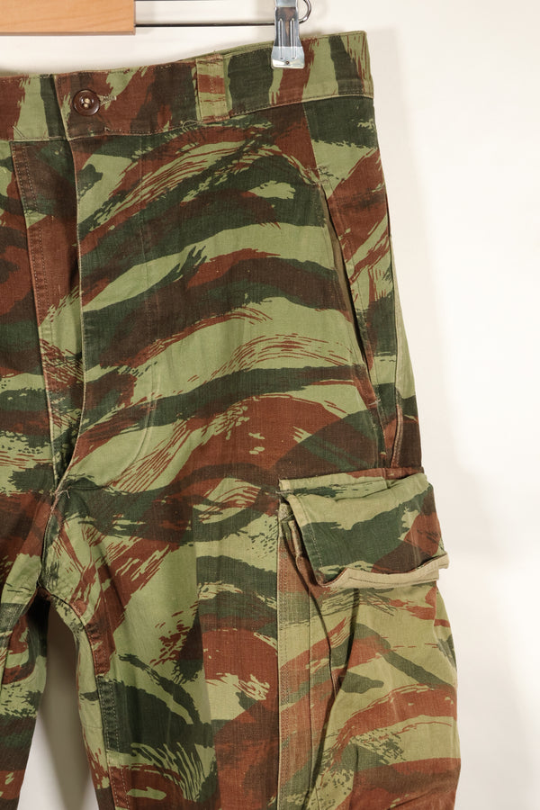 1960s French Army Lizard Camouflage Pants TAP 47/56 Pattern Used B
