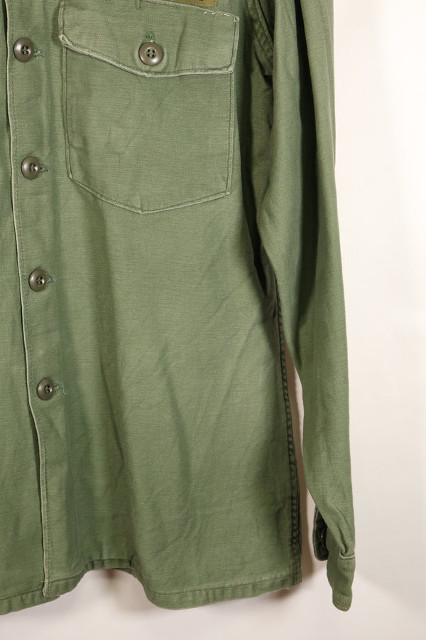 1968年契約　推定S~M　OG-107　ユーティリティシャツ　Type III　パッチ付　中古品