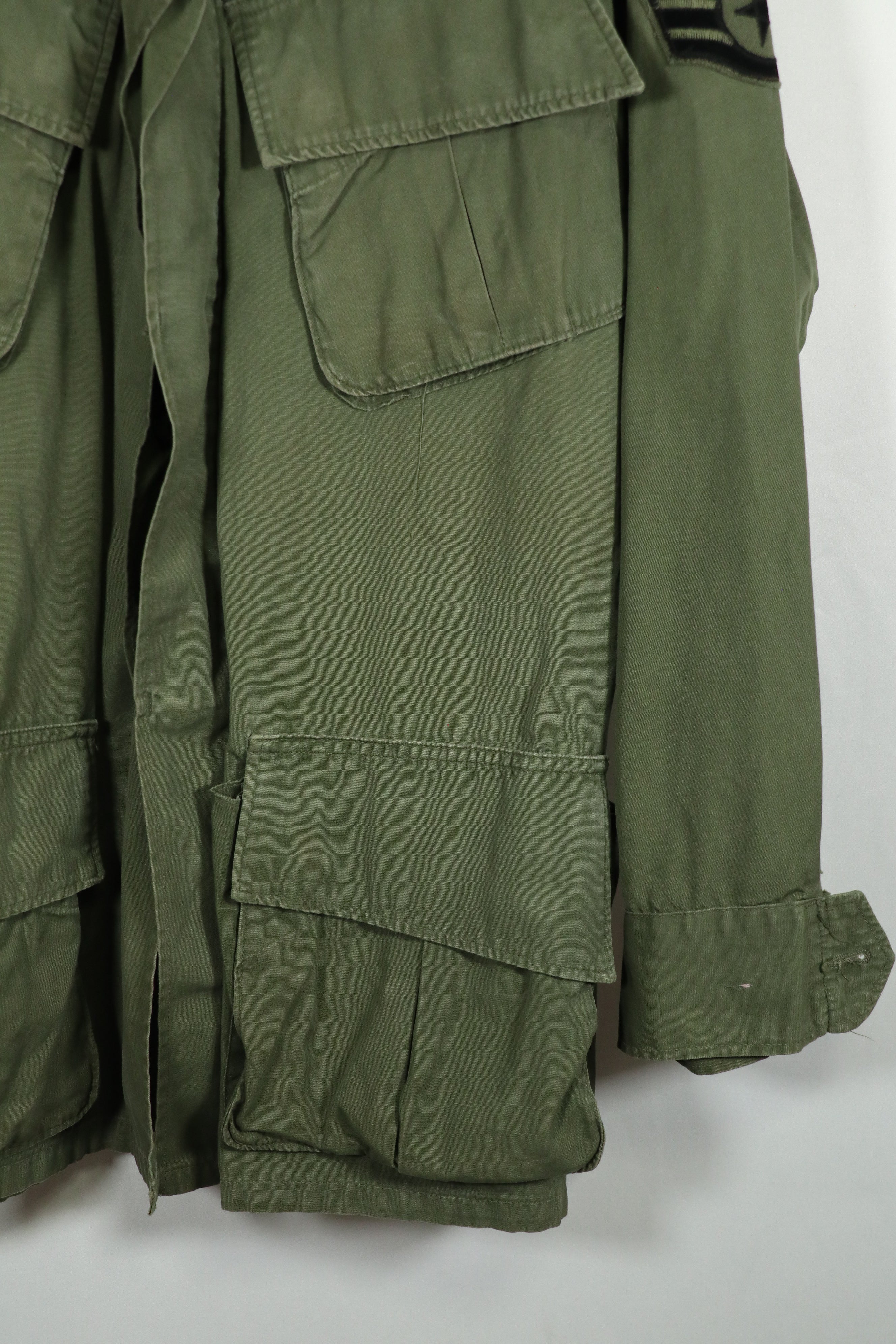実物　2nd Model ジャングルファティーグ　ジャケット　SMALL-REGULAR USAFパッチ付き　後付け品