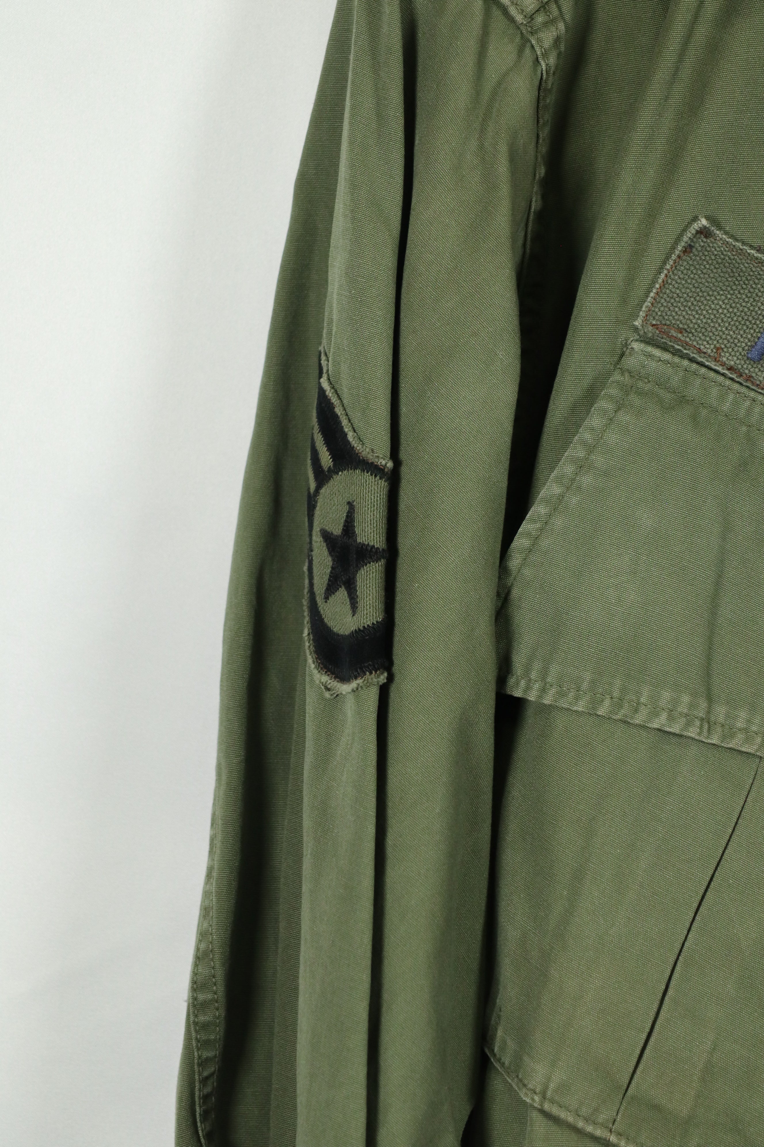 実物　2nd Model ジャングルファティーグ　ジャケット　SMALL-REGULAR USAFパッチ付き　後付け品
