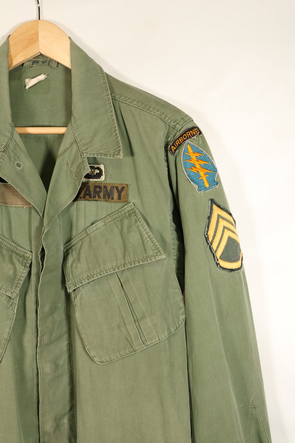 สัญญาประมาณปี 1966–67: เสื้อแจ็คเก็ตพรางลายพรางป่า รุ่นที่ 3 ของ S-R, หมวกเบเรต์สีเขียว, มือสอง