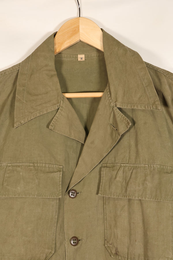ทศวรรษ 1940, ขนาด M, ต้นแบบ, กองทัพสหรัฐฯ, เสื้อป๊อปลินฝ้ายสำหรับป่า, มือสอง