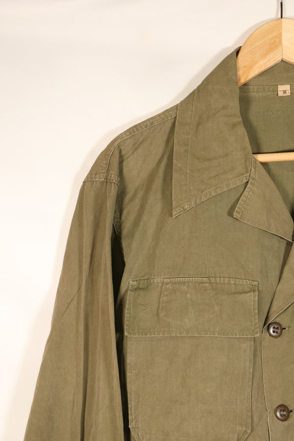 ทศวรรษ 1940, ขนาด M, ต้นแบบ, กองทัพสหรัฐฯ, เสื้อป๊อปลินฝ้ายสำหรับป่า, มือสอง