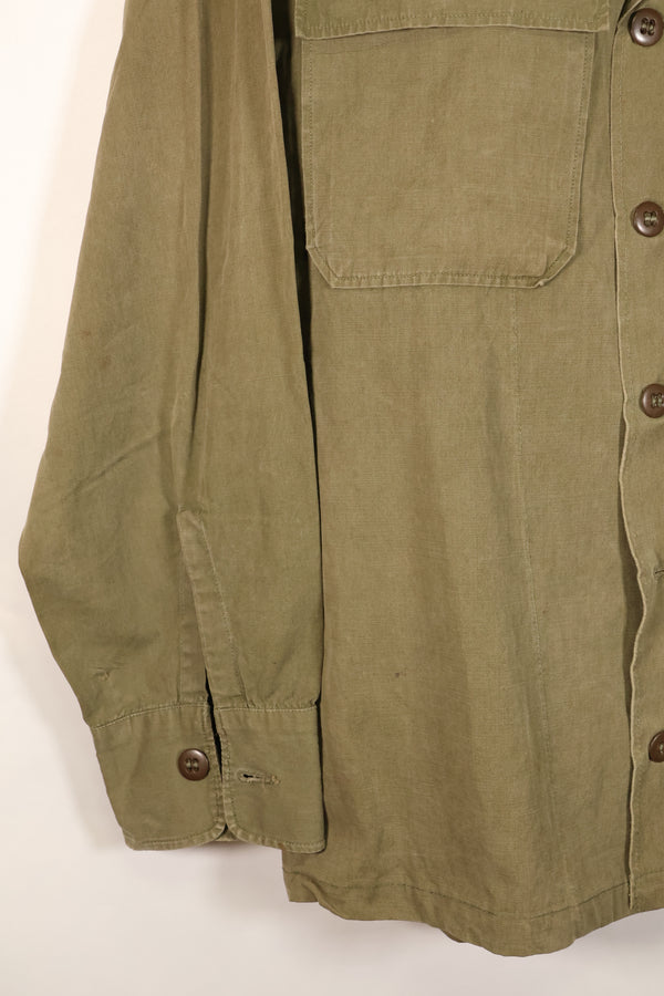 ทศวรรษ 1940, ขนาด M, ต้นแบบ, กองทัพสหรัฐฯ, เสื้อป๊อปลินฝ้ายสำหรับป่า, มือสอง