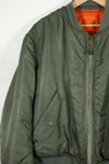 Real 1972 USAF flight jacket MA-1 used LARGE size